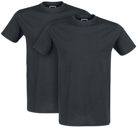 RED by EMP T-skjorte Double Pack of Crew-Neck T-Shirts M til XXL Herrer svart