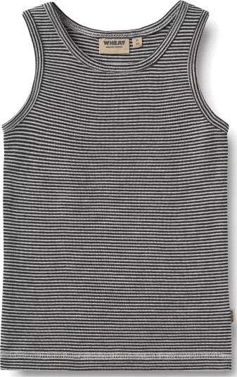 Wheat Wool Singlet Iggy NAVY STRIPE 122