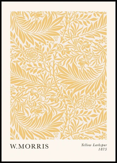 W. Morris   Yellow Larkspur Plakat Plakat / 100x150cm