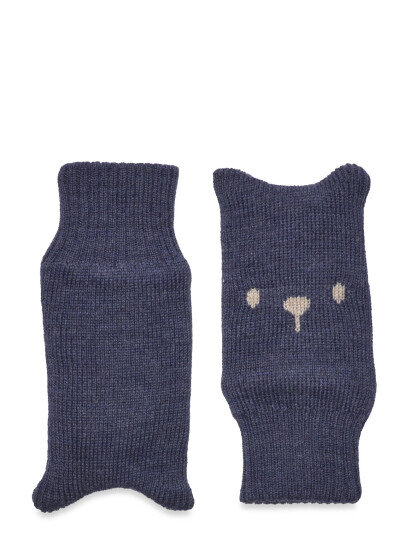 CeLaVi Mittens - Knitted - Navy - 0-3M