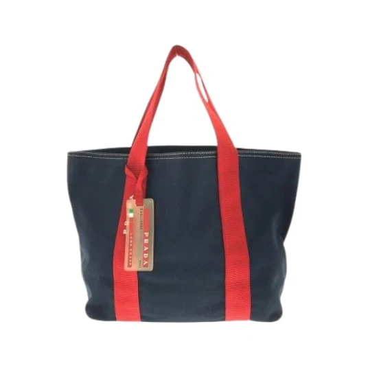 Prada Vintage Dame Pre-owned Blå Prada Vintage Dame Pre-owned Blå