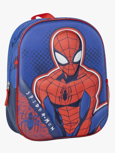 Marvel Spider Man 3d Ryggsekk Blå Marvel Spider Man 3d Ryggsekk Blå