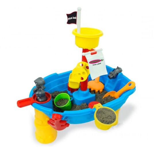 Jamara Pirat Jack Sand + Vannleketøybord 21 deler Jamara Pirat Jack Sand + Vannleketøybord 21 deler