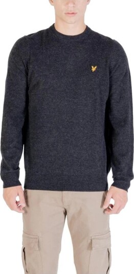 Lyle & Scott, Herre, Strikkevarer, Svart, XL,