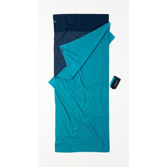 Cocoon Travelsheet Egyptian Cotton OneSize, Tuareg/Laguna Blue