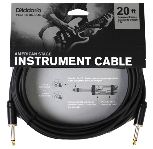 Waves Planet Waves Pw-Amsg-20 Am.Stage Instr.Kabel J-J 6m