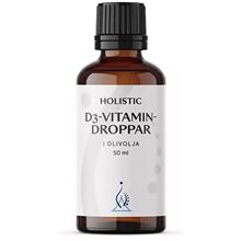 Holistic D3-vitamin droppar i olivolja 50 ml
