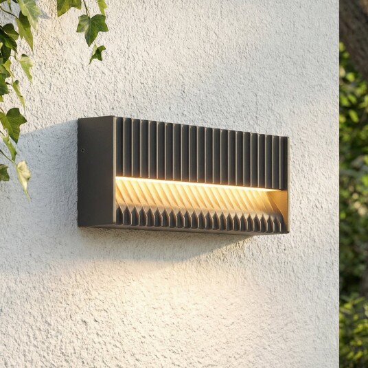 Utelampe Lucande Tavion Svart Terrasse Aluminium Moderne 25 10 Svart