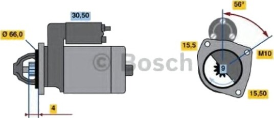BOSCH 0 986 018 860 Starter BOSCH 0 986 018 860 Starter