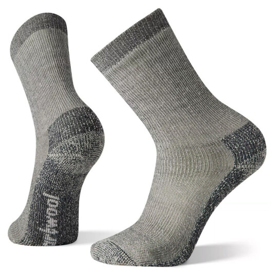 Smartwool Hike Classic Edition Extra Cushion Crew Socks Medium Grey 34-37, Medium Grey