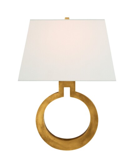 Ring Form vägglampa antik mässing L Ring Form vägglampa antik mässing L