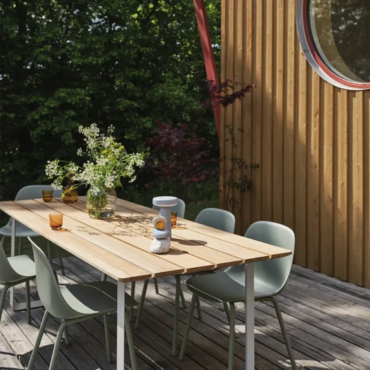 Muuto Fiber Outdoor Spisestol Anthracite Black Muuto Fiber Outdoor Spisestol Anthracite Black