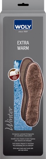 Woly Extra Warm Ullsåle Brown 47