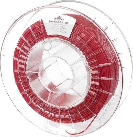 Spectrum S-Flex 90A Filament 1.75 mm 500 g Bloody Red 80259