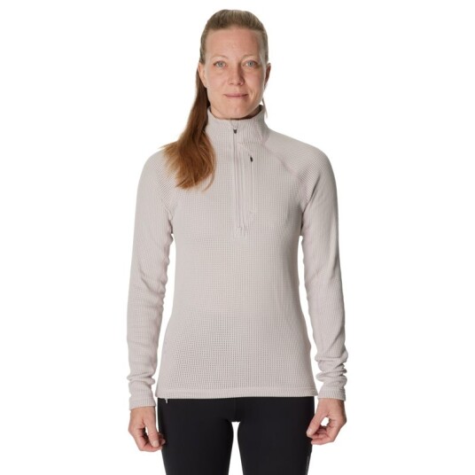 Houdini W's Pace Flow Half Zip Silver Purple Houdini W's Pace Flow Half Zip Silver Purple