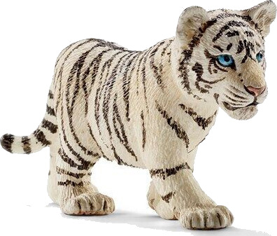 Schleich Hvit Tigerunge Figur 3,5 cm - Wild Life Dyr