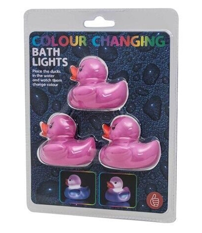 Thumbs Up! LED Bath Ducks "Duck Lights" Pack of 3