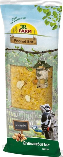 Jr Farm Peanut Bar Uten Skall Peanøttsmør Med Nøtter 350 G