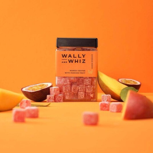 Wally And Whiz Mango Med Passionsfrugt Cube 240G Wally And Whiz Mango Med Passionsfrugt Cube 240G