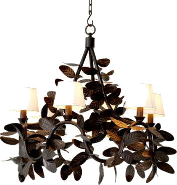 Copper Coast 15" PendantKaro and Olive Cut Nickel