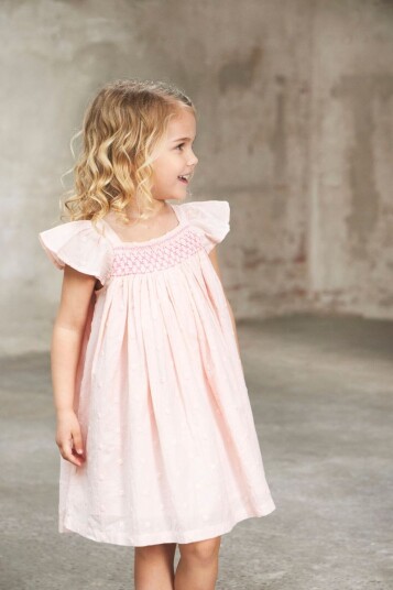 En Fant Dress Ns Pink 128