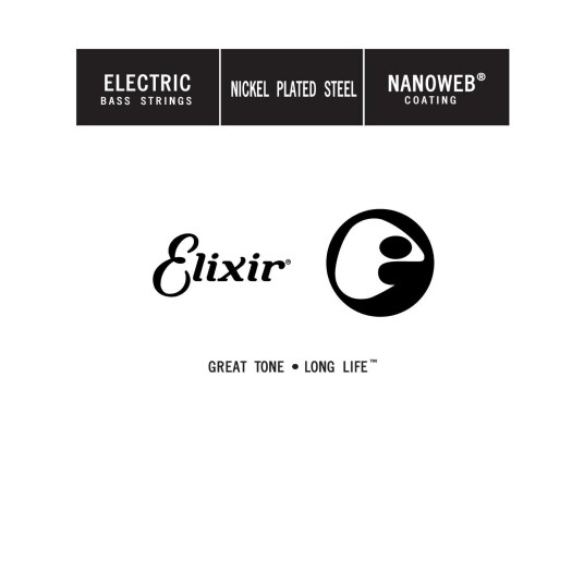 Elixir 15431 Nanoweb Bass String 0.130xl