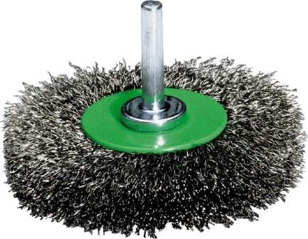 Axialbørste 70X11x6 Mm På Skaft Krympet Rustfri Tråd 0,20 Mm Max Rpm 15000 Axialbørste 70X11x6 Mm På Skaft Krympet Rustfri Tråd 0,20 Mm Max Rpm 15000