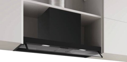 Bosch Serie 4 DBB85CC60 Kjøkkenventilator 582m³/t Eksos/Resirkulering Matt svart Bosch Serie 4 DBB85CC60 Kjøkkenventilator 582m³/t Eksos/Resirkulering Matt svart