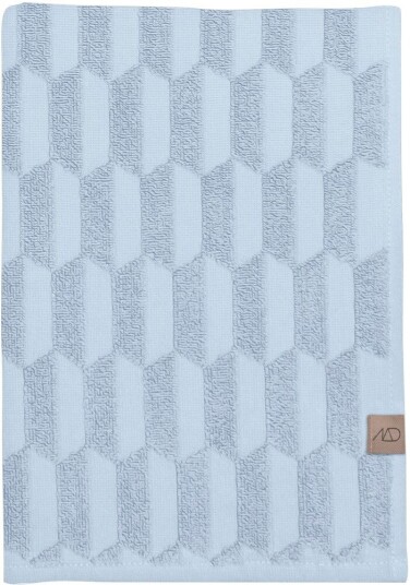 Mette Ditmer Geo badehåndkle 70 x 133 cm Light Blue