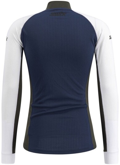 Swix Racex Classic Half Zip Herre Dark Navy/Bright White S Swix Racex Classic Half Zip Herre Dark Navy/Bright White S