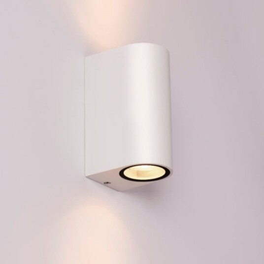 Ms - Belysning Torpa vegglampe opp/ned utendørs IP54 - Hvit