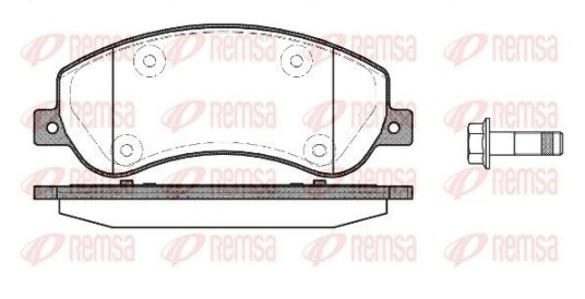 Bremseklosser REMSA 1250.00 Bremseklosser REMSA 1250.00
