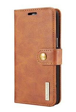 Samsung Galaxy S8 DG.Ming 2-in-1 Lommebok-deksel I Lær Brun