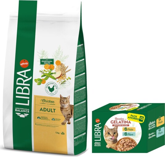 Affinity Libra Adult Tørrfôr med Ris til Katt 12 kg