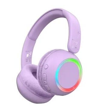 Lalarma Wireless headphone with ambient light for kids Lilla