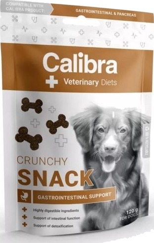 Calibra Vd Dog Crunchy Snack Gastrointestinal Hundegodbiter 120 G