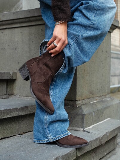 Roberto Rosso Western Boot Low Brun 40