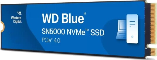 WD Blue SN5000 2TB NVMe PCIe 4.0 M.2 SSD svart