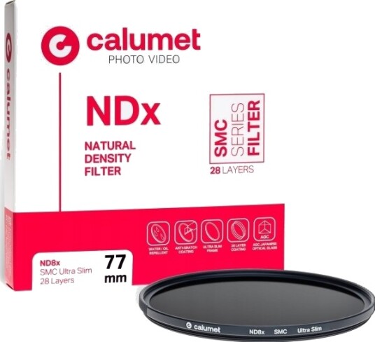 Calumet Calumet Filter Nd8x Smc 77 Mm Ultra Slim 28 Lag Calumet Calumet Filter Nd8x Smc 77 Mm Ultra Slim 28 Lag