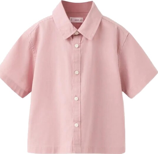 Mango | Linen Cotton Blend Shirt | 5 6