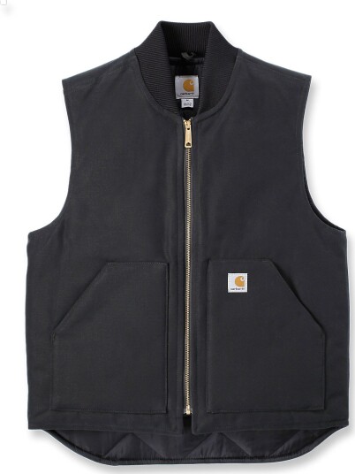 Carhartt Men's V01 Insulated Rib Collar Vest Black XXL Carhartt Men's V01 Insulated Rib Collar Vest Black XXL