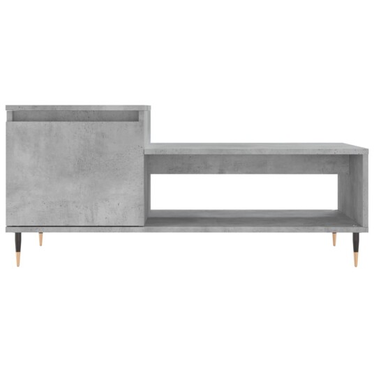 Salongbord betonggrå 100x50x45 cm konstruert tre 8721012111356