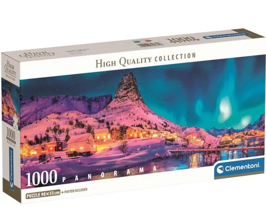 Clementoni puslespill 1000 brikker Fargerike Lofoten Panorama Clementoni puslespill 1000 brikker Fargerike Lofoten Panorama