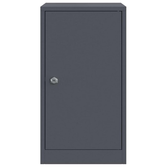 vidaXL postkasse Antrasitt 30 x 23 x 55 cm Stål