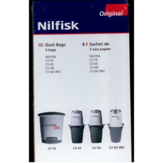 Nilfisk Støvsugerposer papir 3st. 1407765050 Nilfisk Støvsugerposer papir 3st. 1407765050