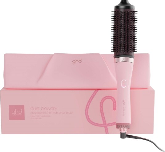 ghd Duet Blowdry Limited Edition Hair Dryer Brush in Dusted Pink