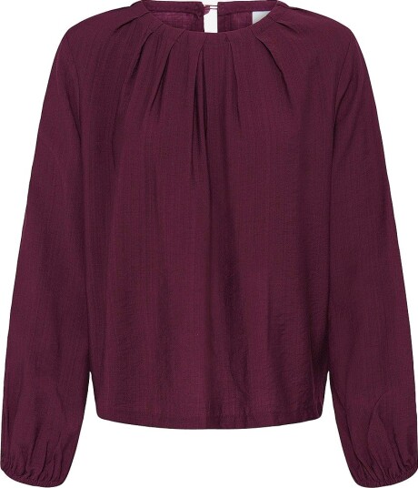 ICHI Bluse Ihimelda Ls2 Rød ICHI Bluse Ihimelda Ls2 Rød