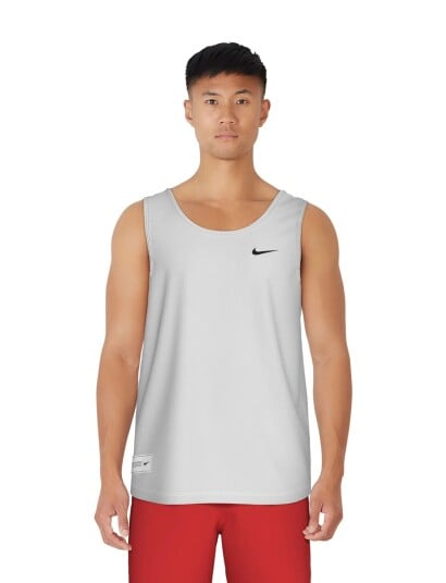 NIKE SWIM Nike Mesh Mesh Tank Top   White   S