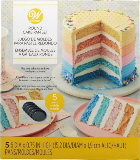 Wilton Kakeform Flerlagskake Rund 15cm 5 Deler Wilton Kakeform Flerlagskake Rund 15cm 5 Deler