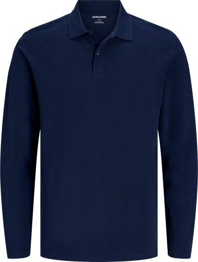 Jack & Jones Jjkane Polo Ls Navy XS